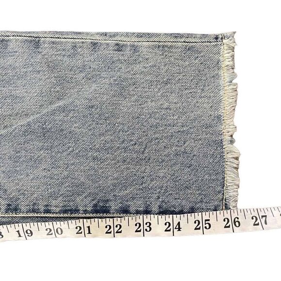 Pilcro & the Letterpress Anthropologie Frayed Hem Straight Leg Jeans - Picture 7 of 9